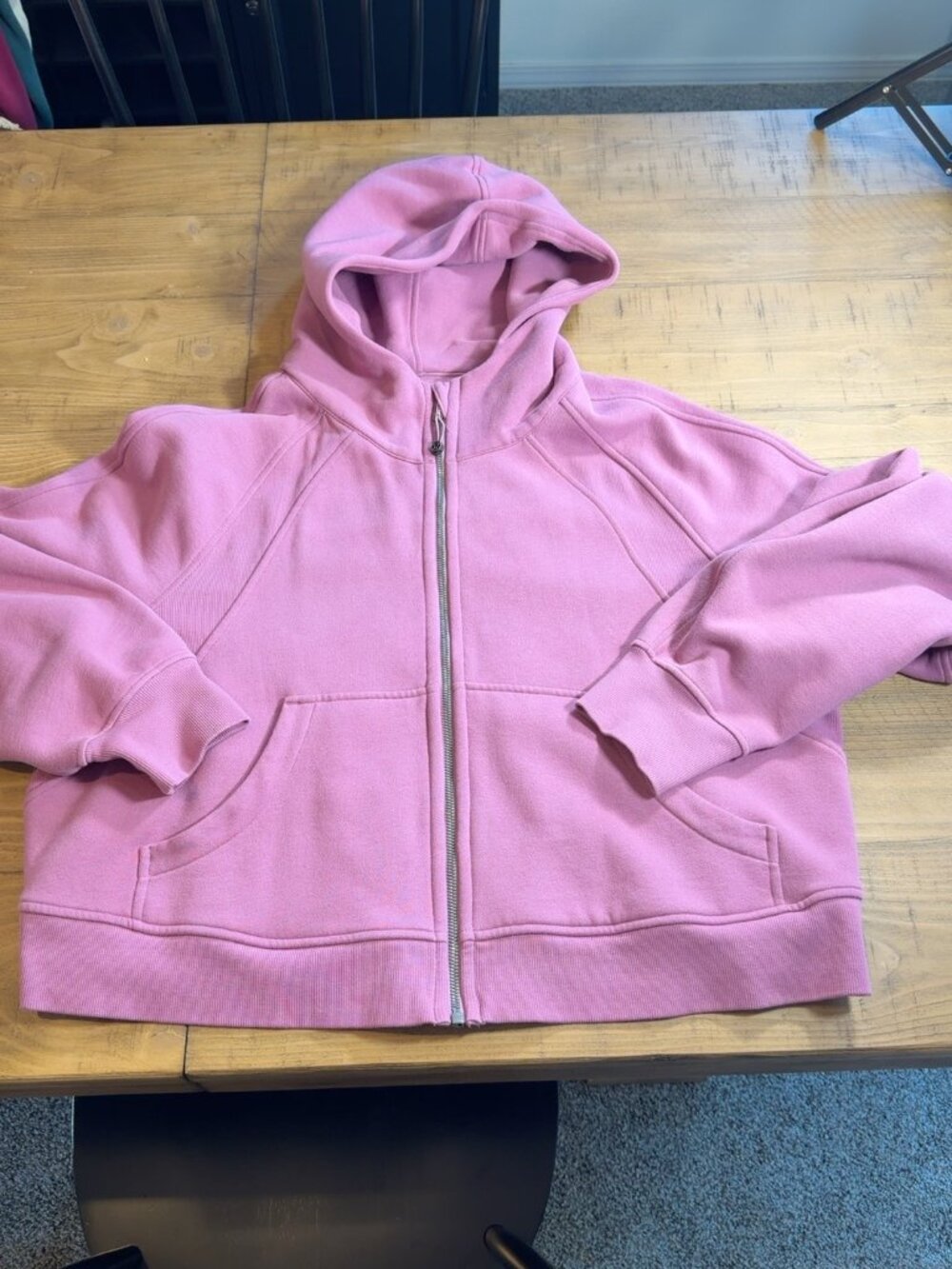 Lululemon Scuba Oversized Full Zip Hoodie Velvet Dust XL/XXL
